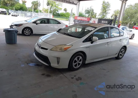 2012 Toyota Prius Two из США, поврежденный, VIN JTDKN3DU8C1489478